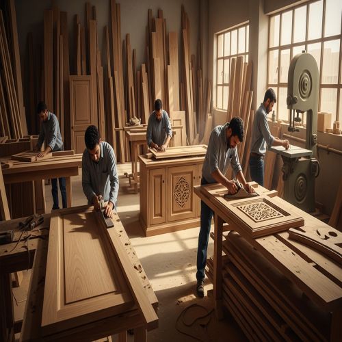 ورشة نجارة فى القطيف