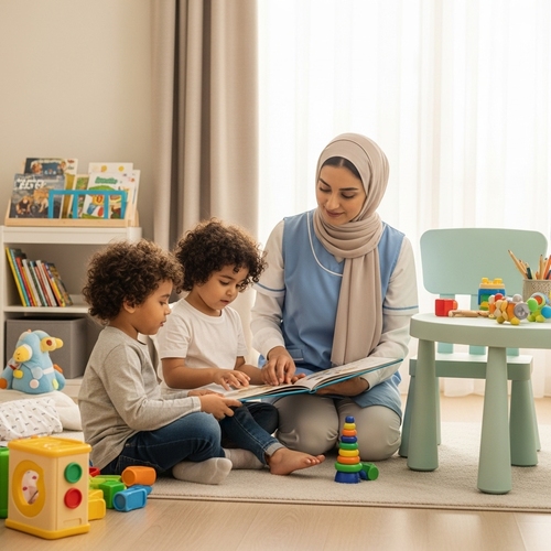 جليسة اطفال القصيم الشماسية