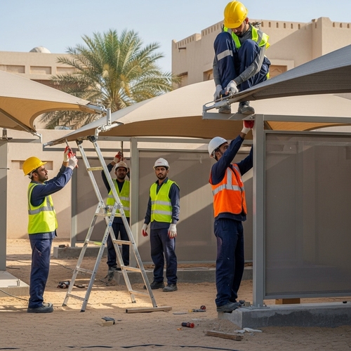 تركيب مظلات سيارات الدمام